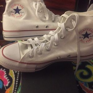 White High Top AllStar Converse
